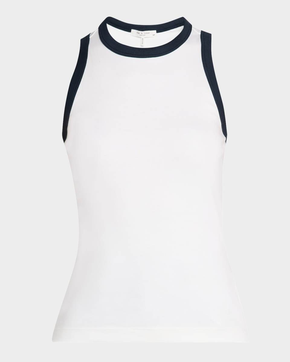 Mia Racerback Ringer Tank Top